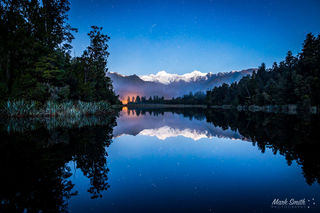 Lake Matheson Blue Hour