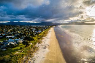 Matarangi Sunset Aerial