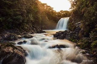 Tawhai Falls Sunset