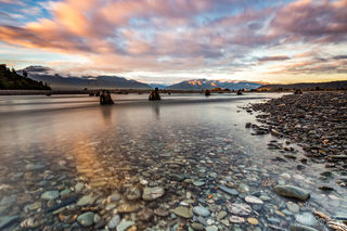 Whataroa River Sunset