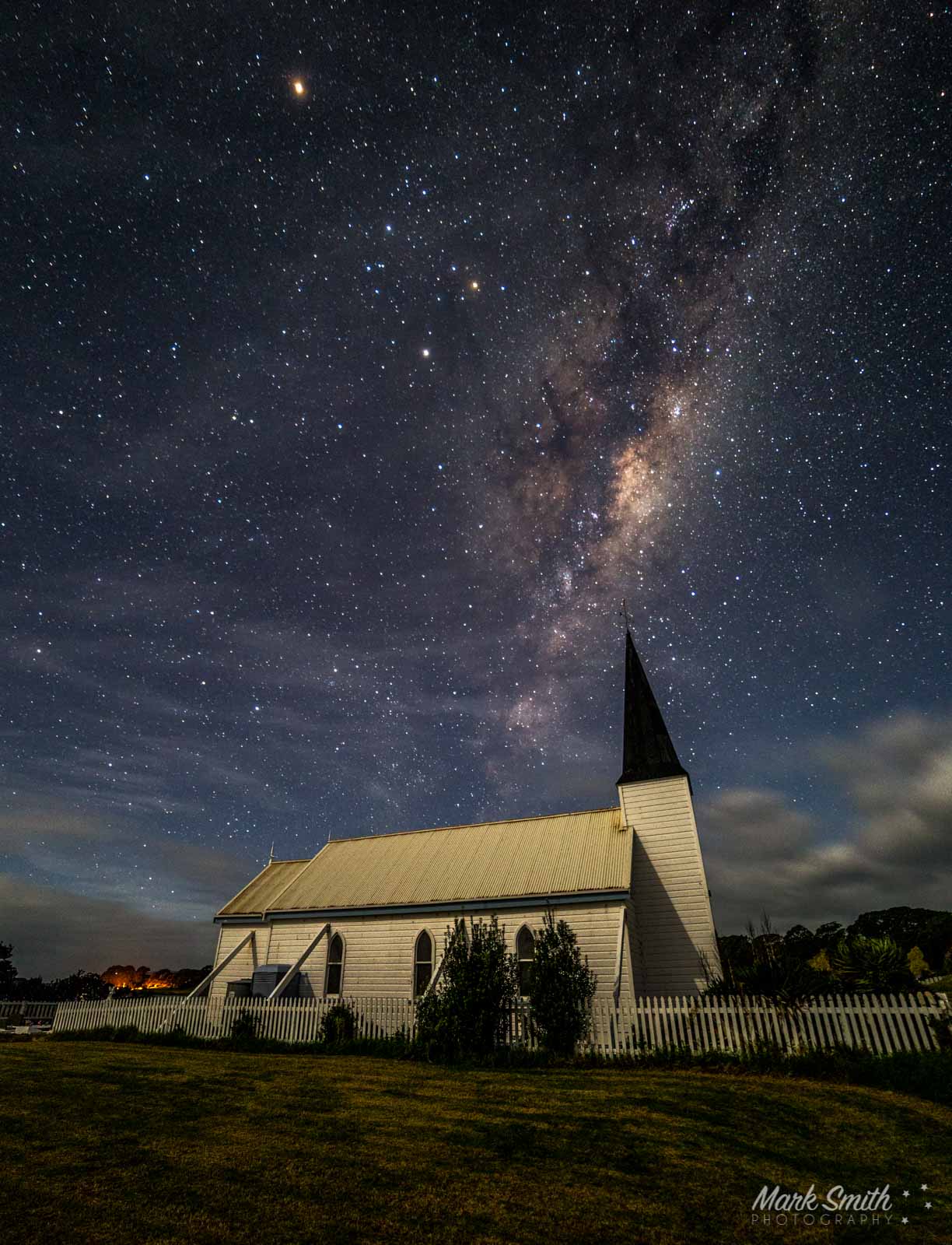 Anglican church of Raukokore Milky Way